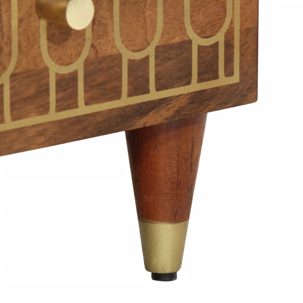 Highboard 60x33x100 cm Solid Wood Mango