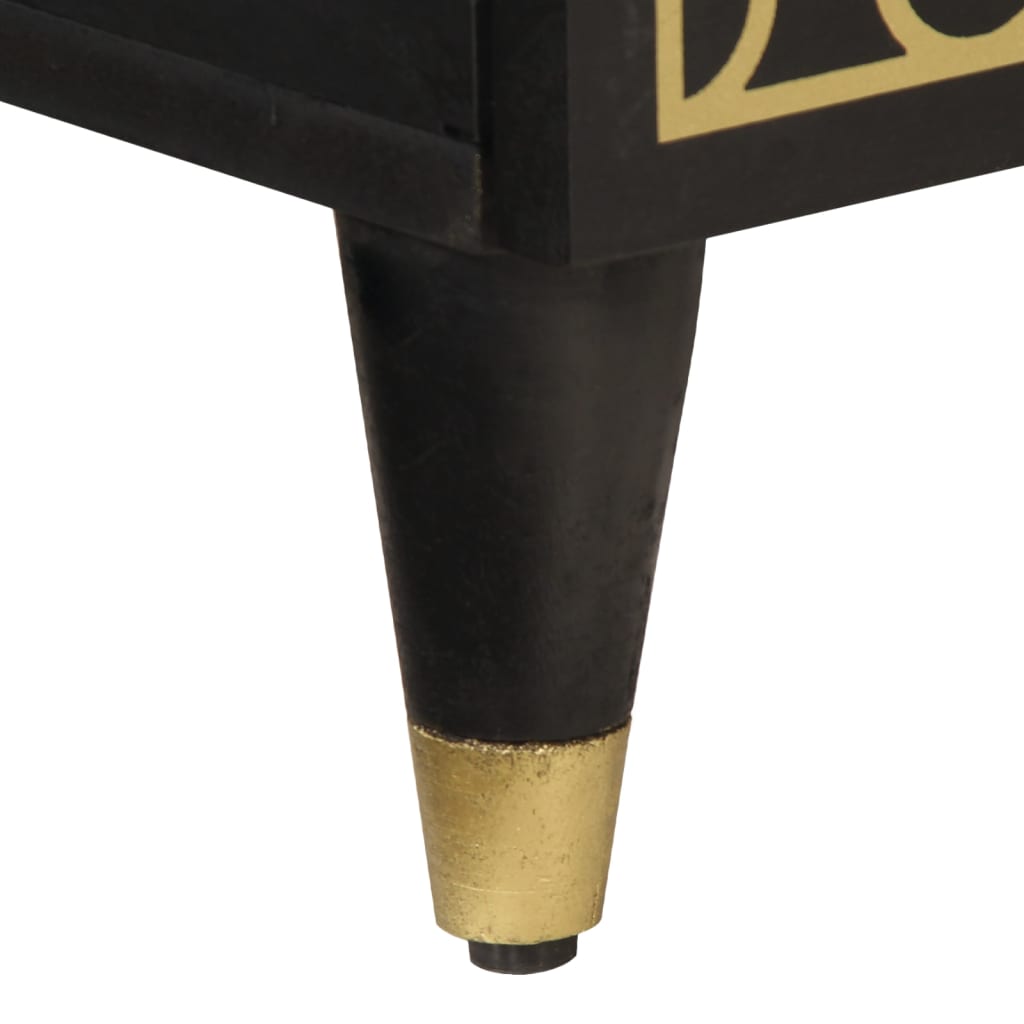 Bedside Cabinets 2 pcs 40x33x46 cm Solid Wood Mango