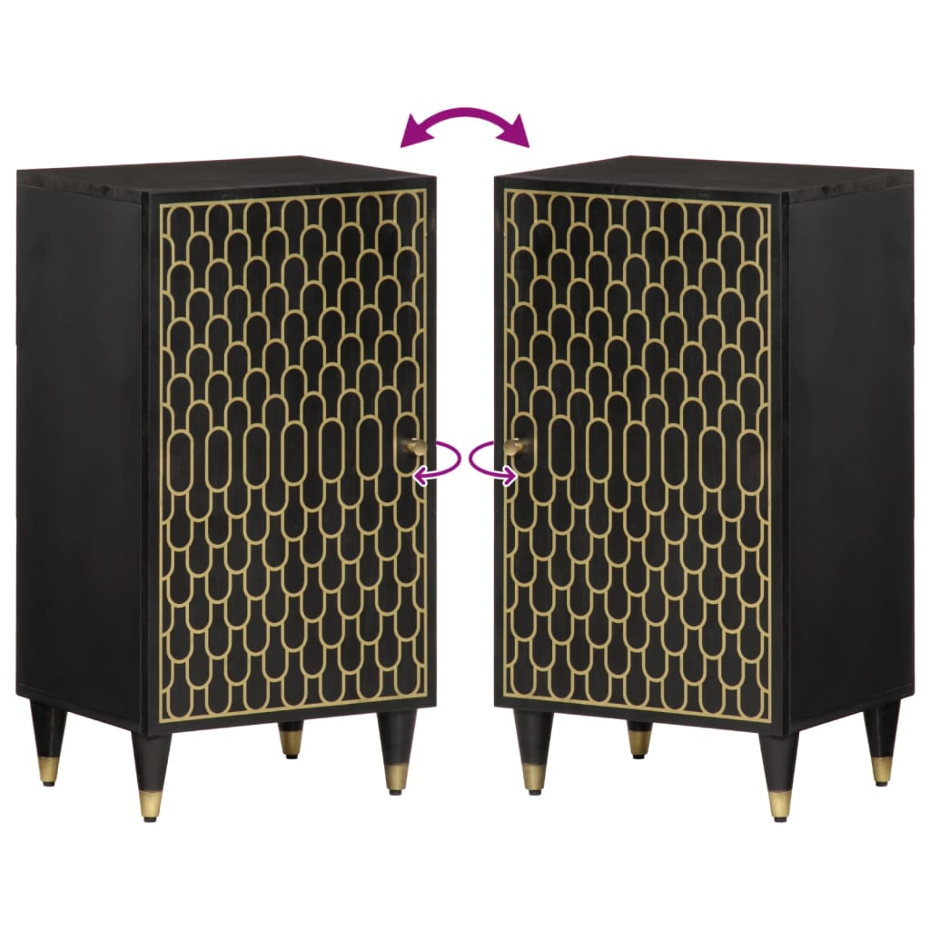 Side Cabinet 40x33x75 cm Solid Wood Mango