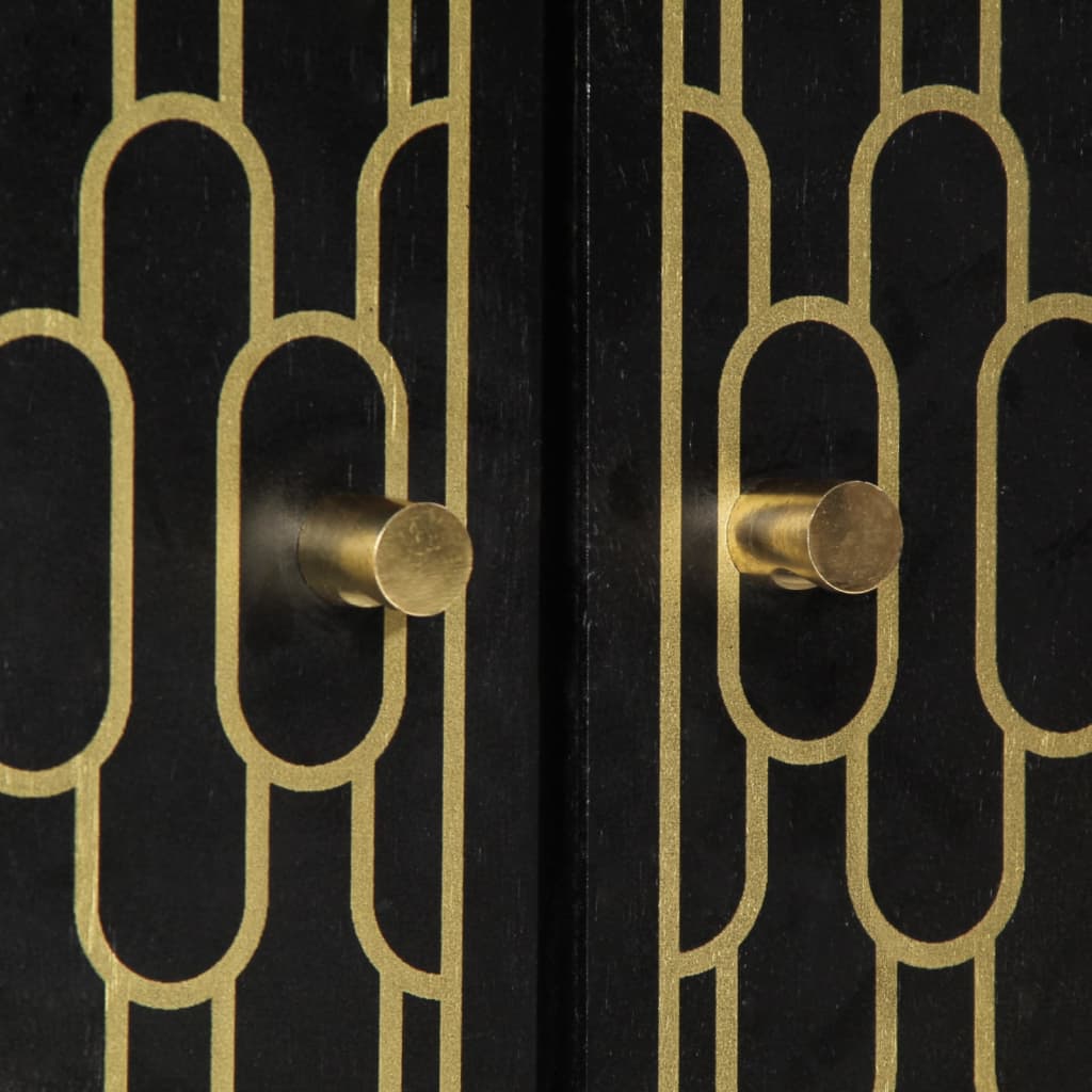 Side Cabinet 60x33x75 cm Solid Wood Mango