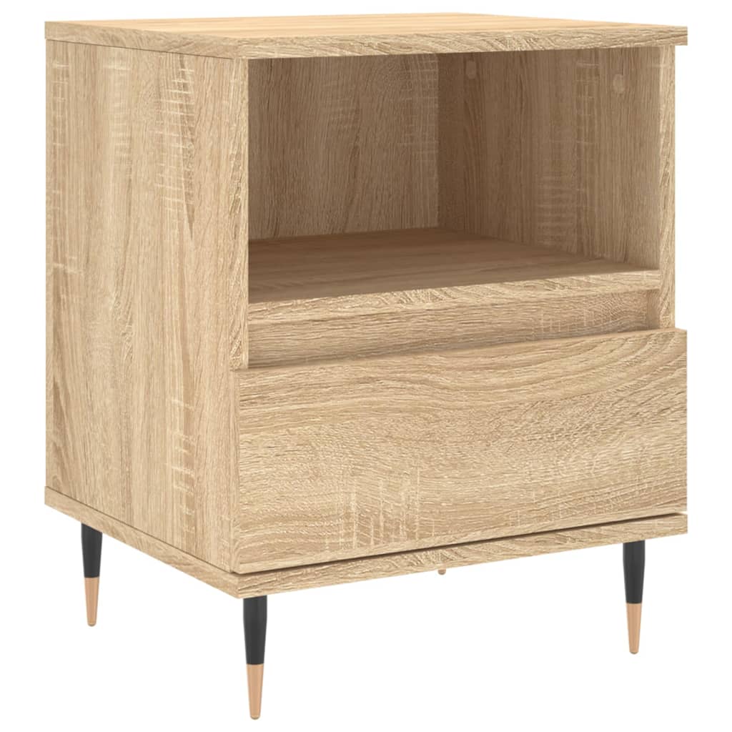 Bedside Cabinet Sonoma Oak 40x35x50 cm Engineered Wood