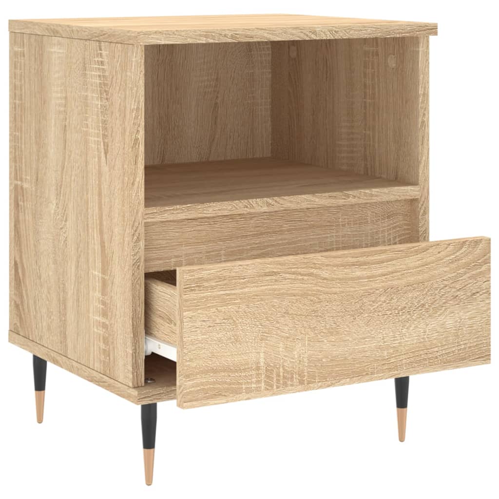 Bedside Cabinet Sonoma Oak 40x35x50 cm Engineered Wood