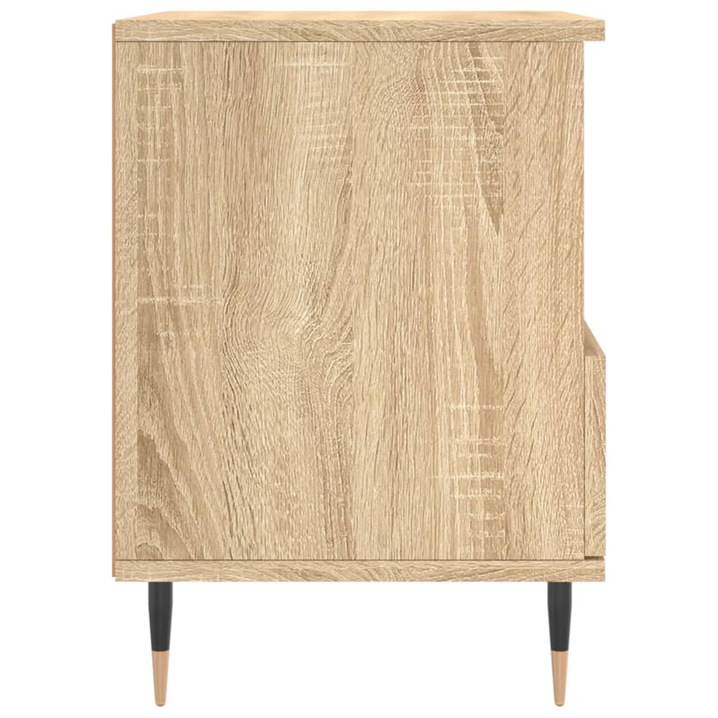 Bedside Cabinet Sonoma Oak 40x35x50 cm Engineered Wood