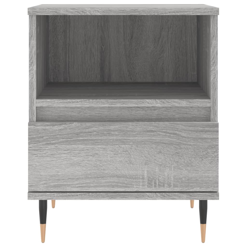 Bedside Cabinets 2 pcs Grey Sonoma 40x35x50 cm Engineered Wood