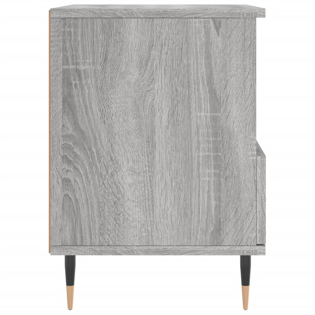 Bedside Cabinets 2 pcs Grey Sonoma 40x35x50 cm Engineered Wood