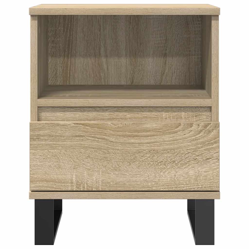 Bedside Cabinets 2 pcs Sonoma Oak 40x35x50 cm Engineered Wood