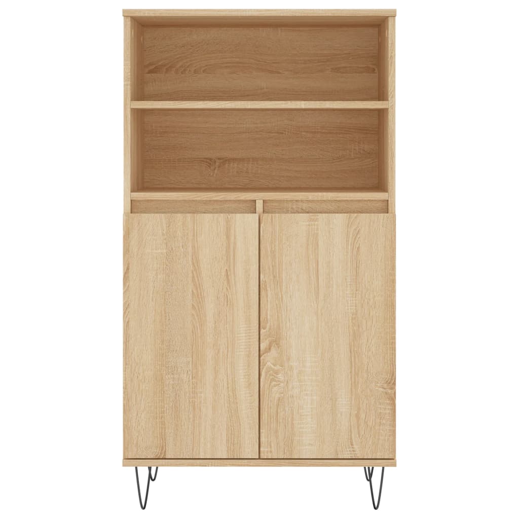Highboard Sonoma Oak 60x36x110 cm Engineered Wood