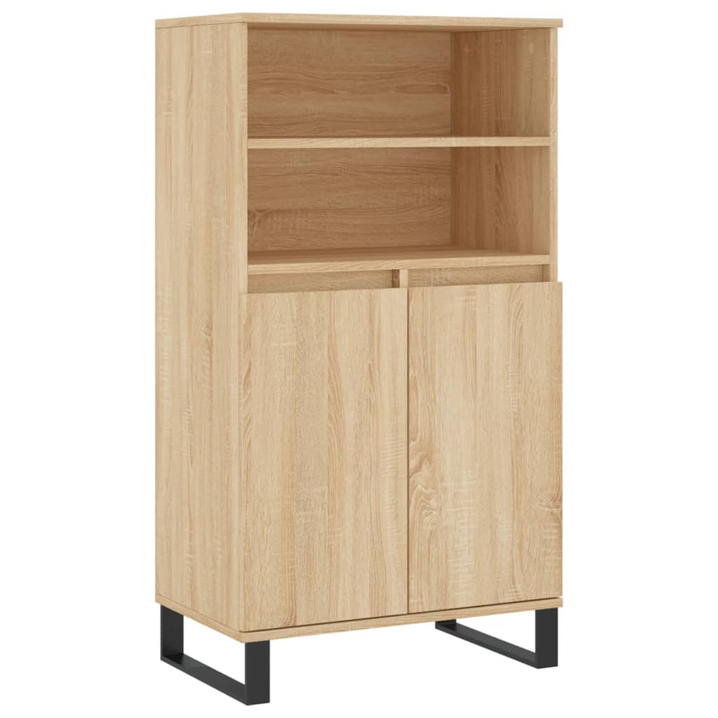 Highboard Sonoma Oak 60x36x110 cm Engineered Wood