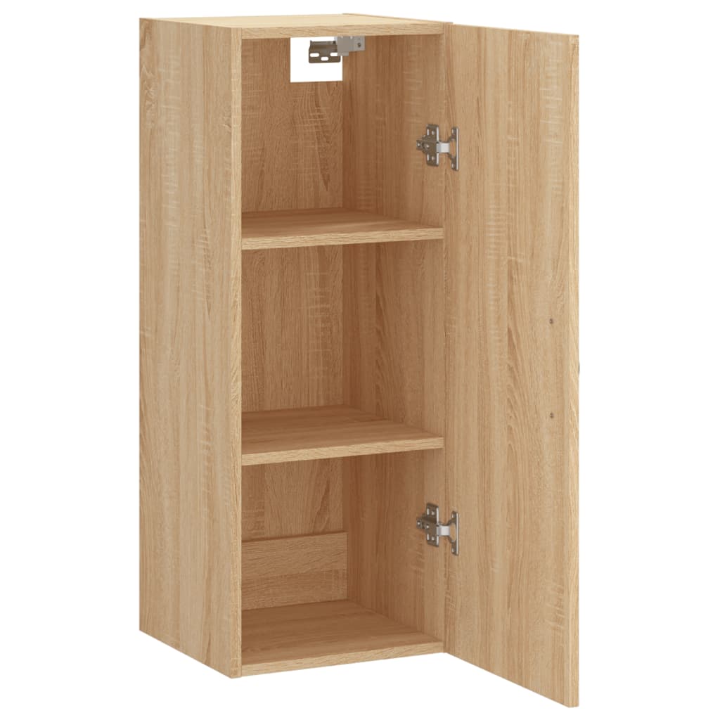 Wall Mounted Cabinet Sonoma Oak 34.5x34x90 cm Engineered Wood