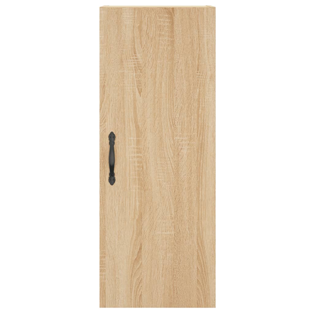 Wall Mounted Cabinet Sonoma Oak 34.5x34x90 cm Engineered Wood