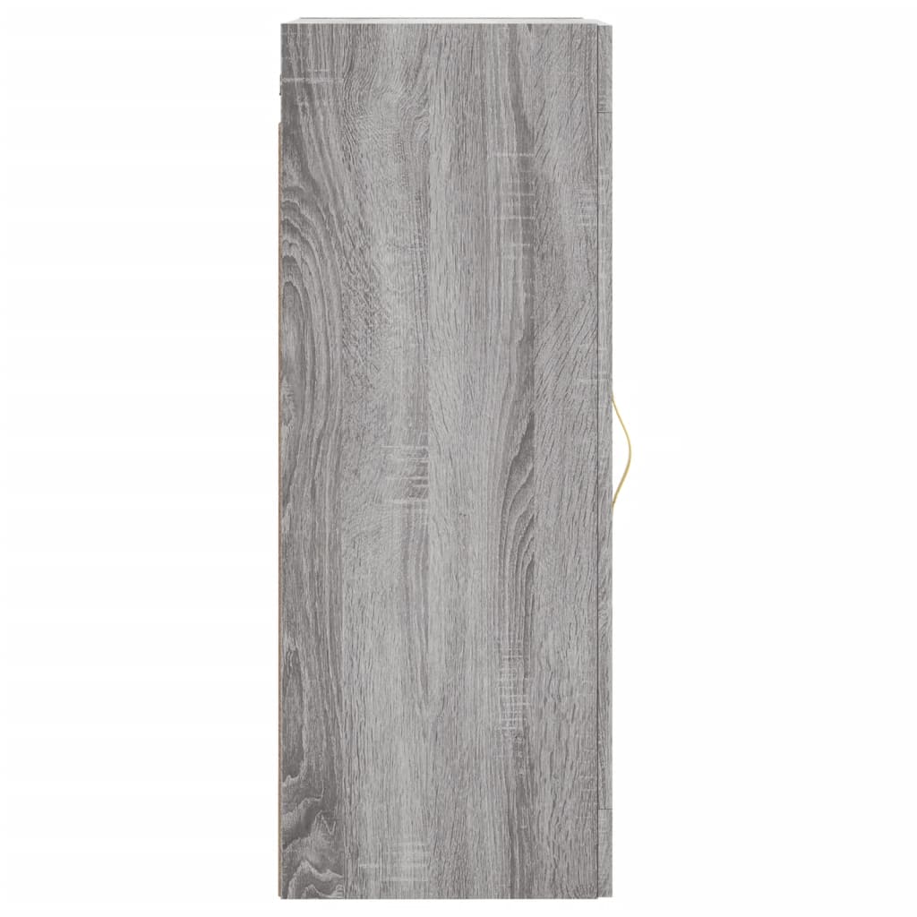 Wall Mounted Cabinet Grey Sonoma 34.5x34x90 cm Engineered Wood