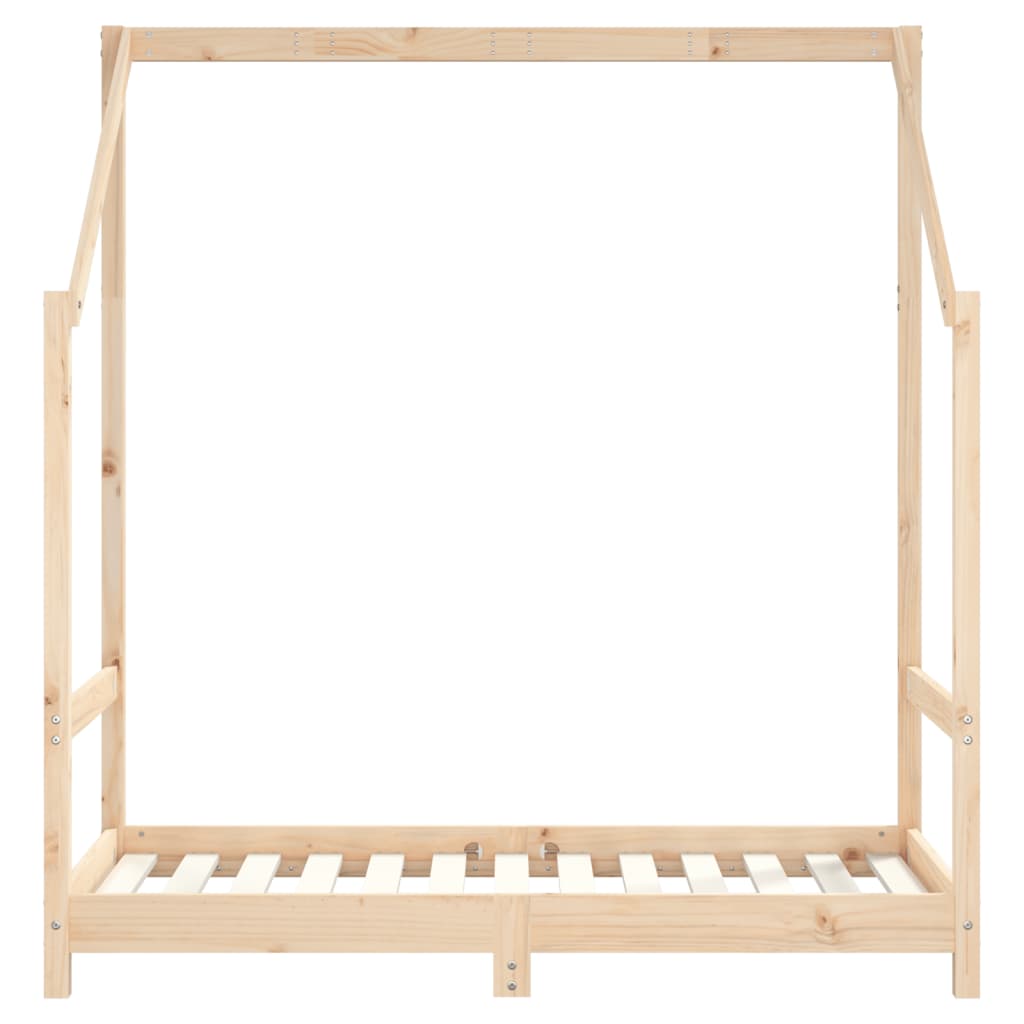 Kids Bed Frame 70x140 cm Solid Wood Pine