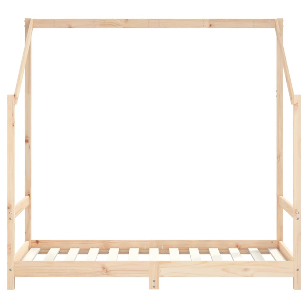 Kids Bed Frame 80x160 cm Solid Wood Pine