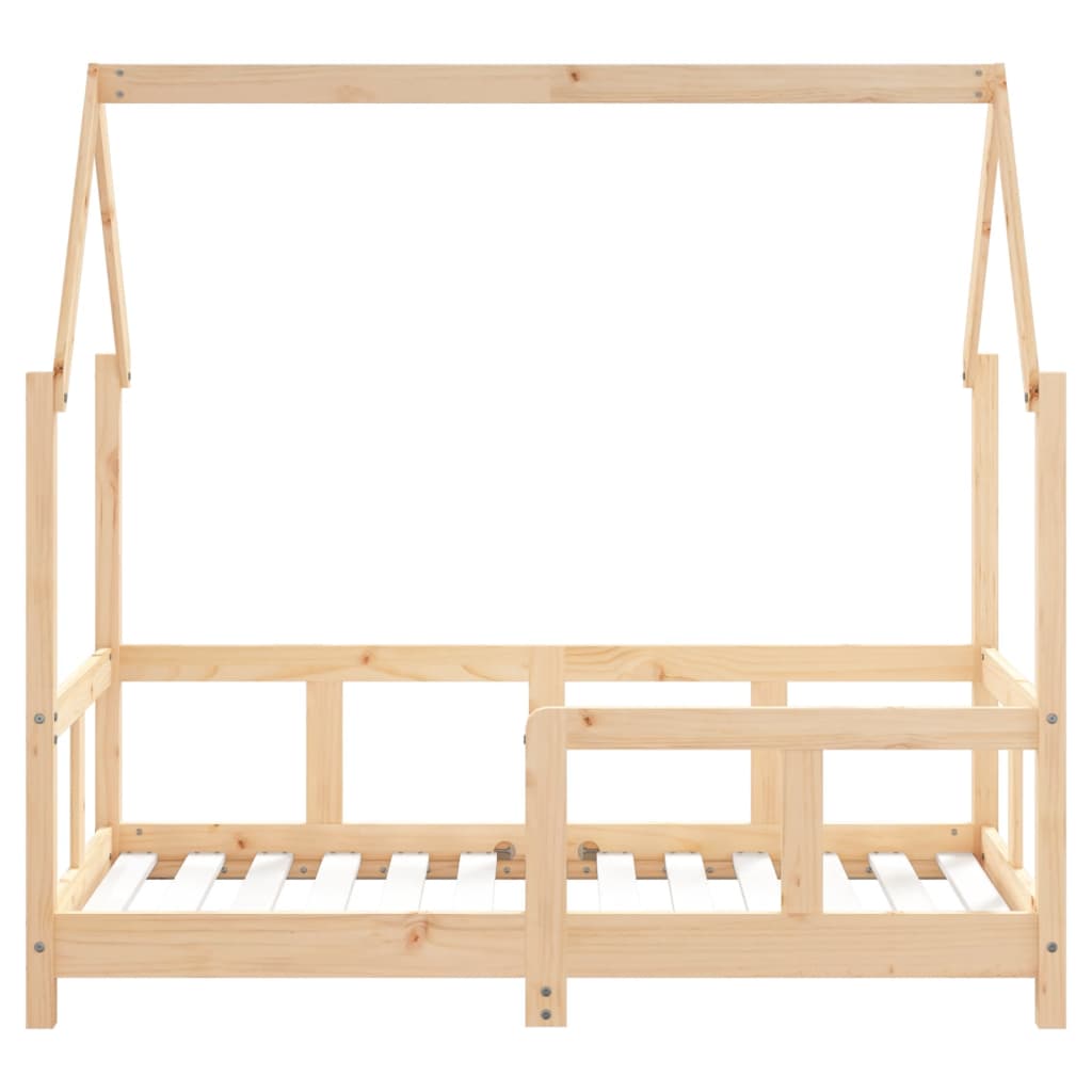 Kids Bed Frame 70x140 cm Solid Wood Pine