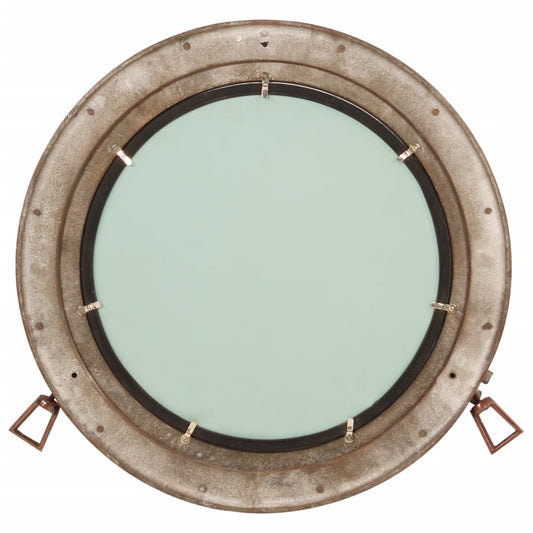  Porthole Mirror Wall Hanging Ø50 Cm Aluminium And Glass