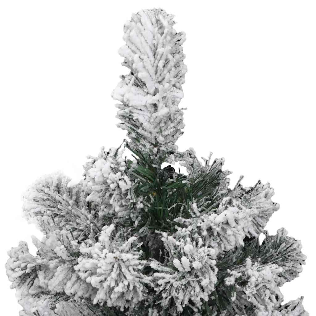 Artificial Hinged Christmas Tree with Flocked Snow 150 cm