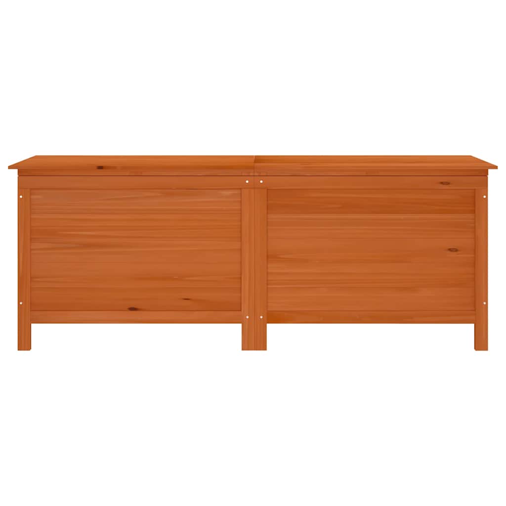 Garden Storage Box Brown 150x50x56.5 cm Solid Wood Fir