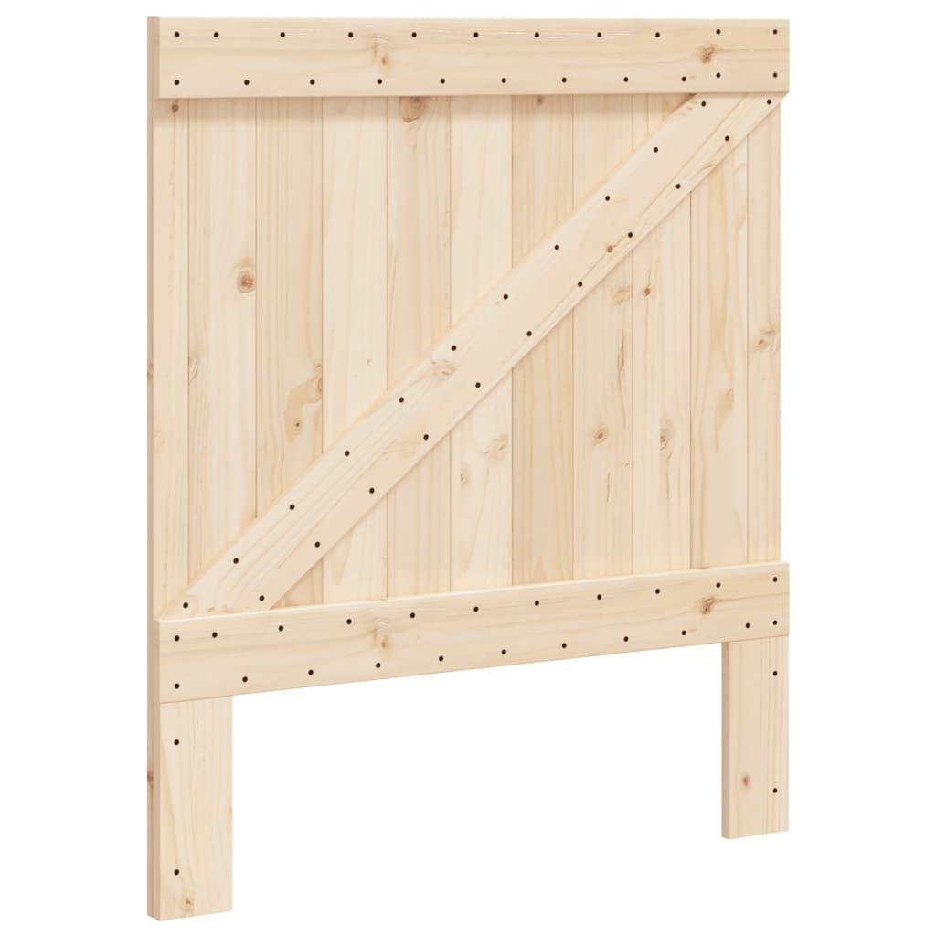 Headboard 90x104 cm Solid Wood Pine