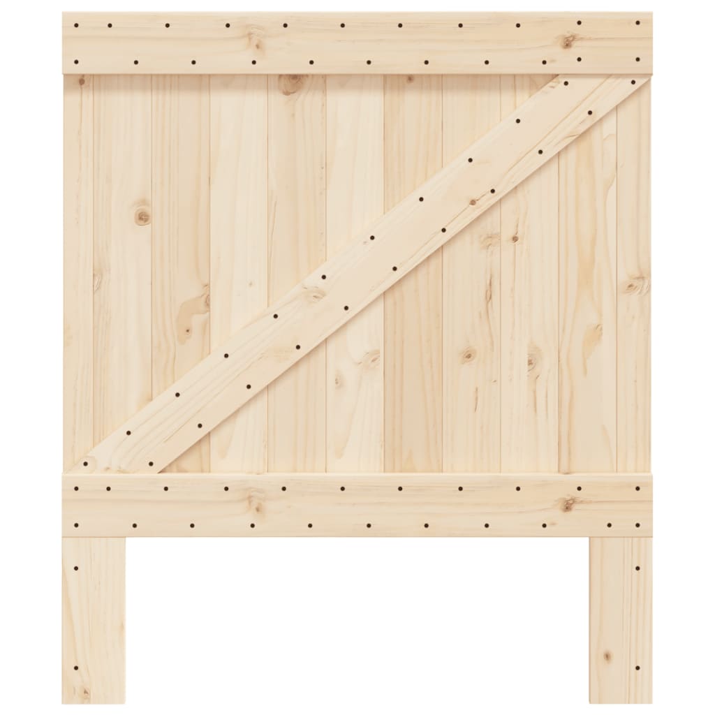 Headboard 90x104 cm Solid Wood Pine