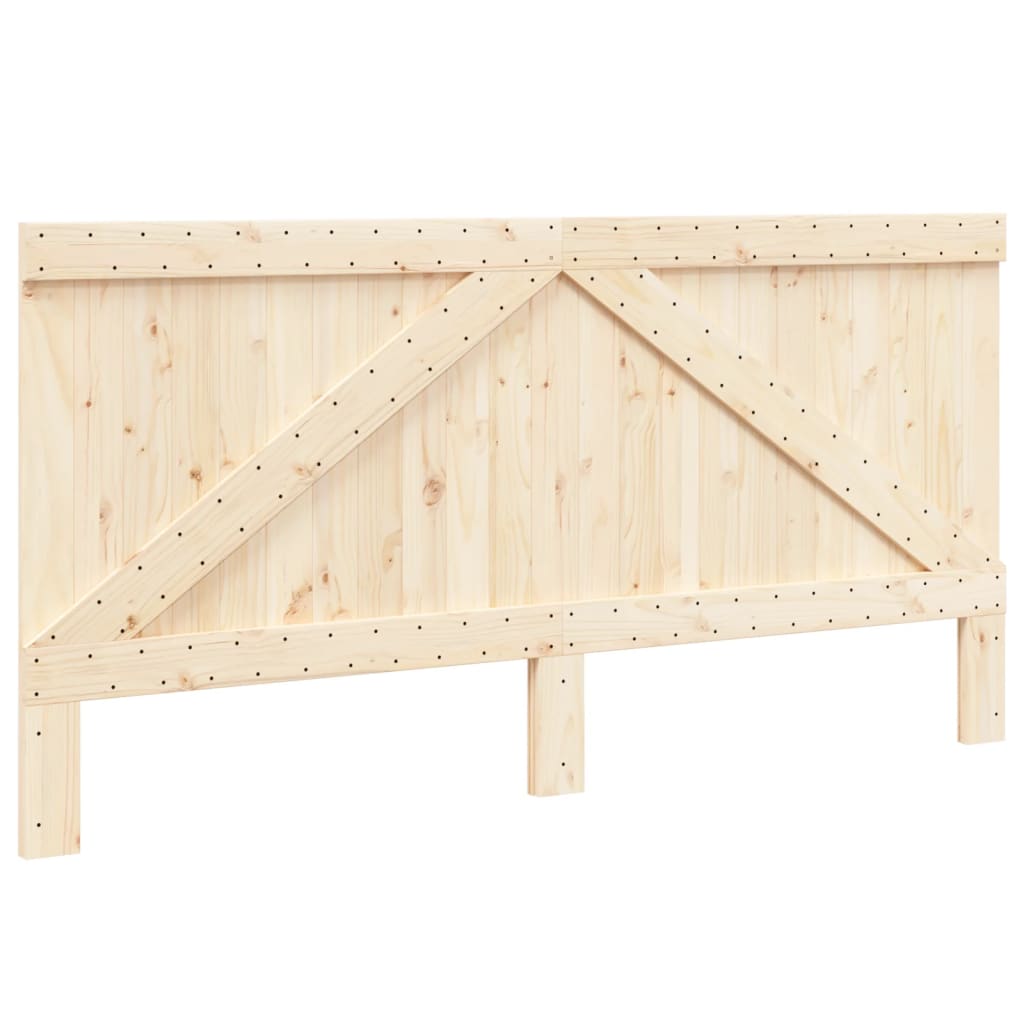 Headboard 200x104 cm Solid Wood Pine
