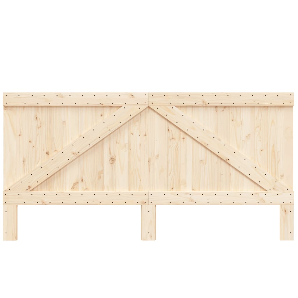 Headboard 200x104 cm Solid Wood Pine