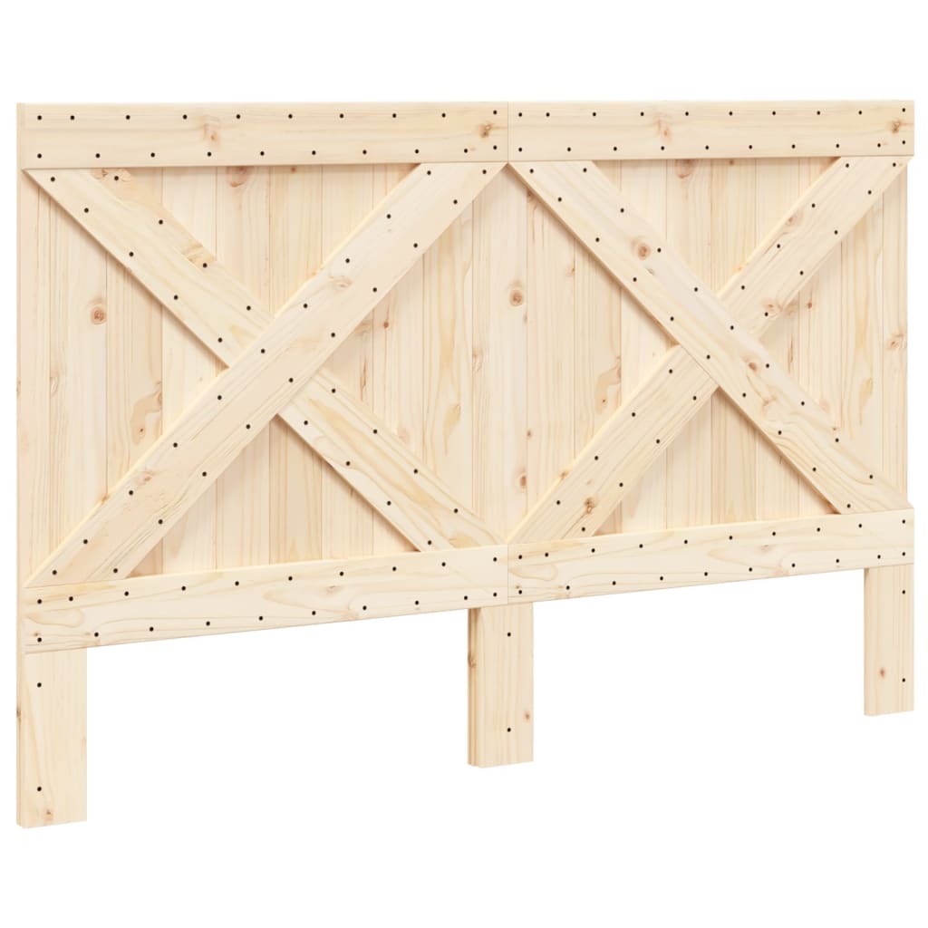 Headboard 160x104 cm Solid Wood Pine