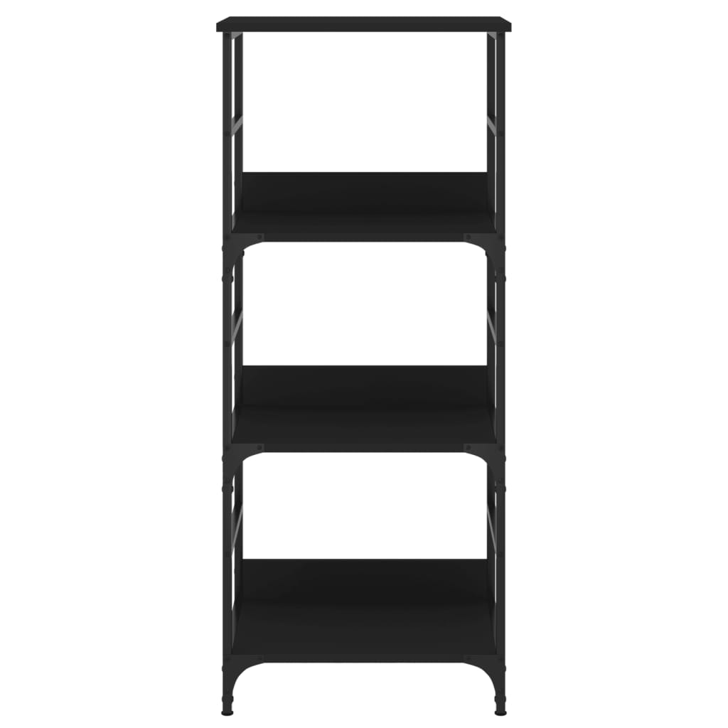 Bookshelf Black 50x33x117.5 cm Engineered Wood