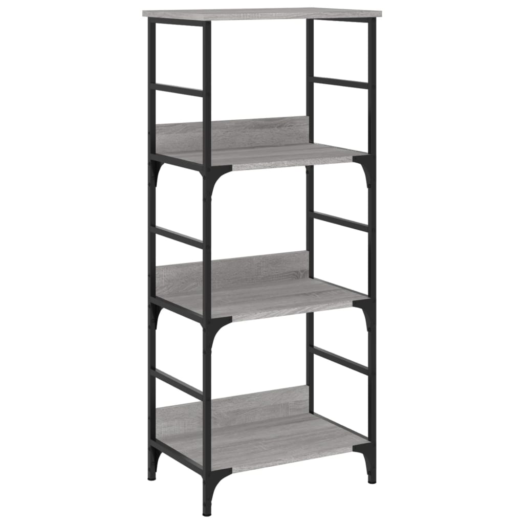 Bookshelf Grey Sonoma 50x33x117.5 cm Engineered Wood