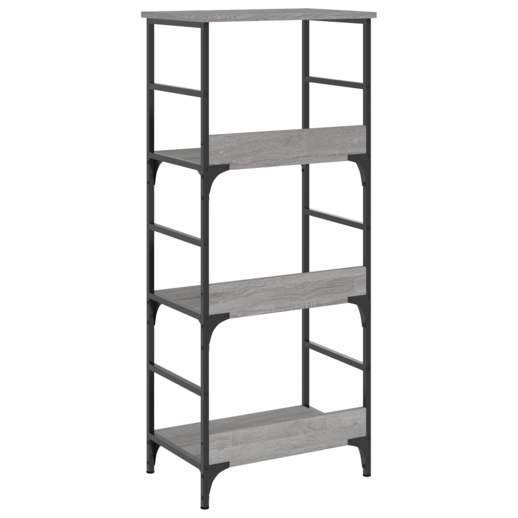 Bookshelf Grey Sonoma 50x33x117.5 cm Engineered Wood