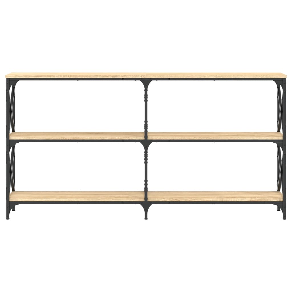 Console Table Sonoma Oak 156x28x80.5 cm Engineered Wood