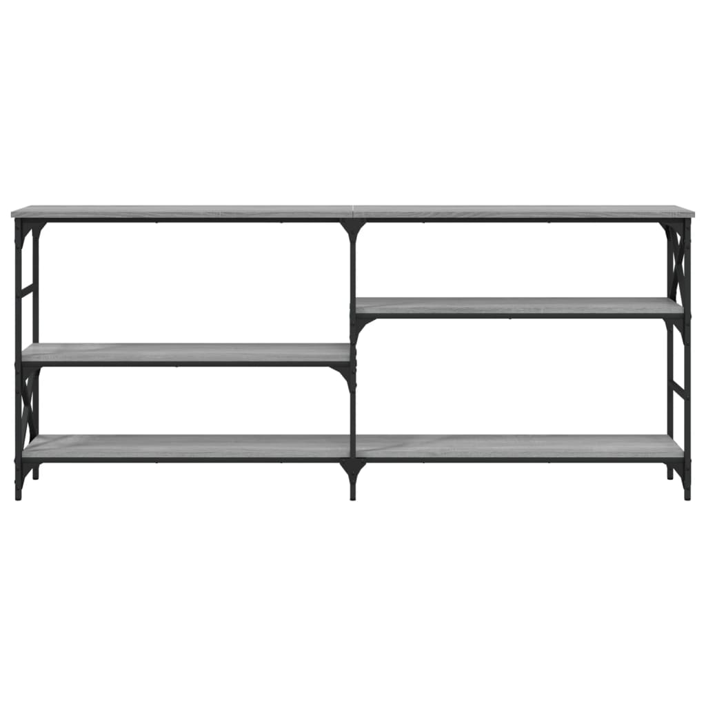 Console Table Grey Sonoma 180x29x76.5 cm Engineered Wood