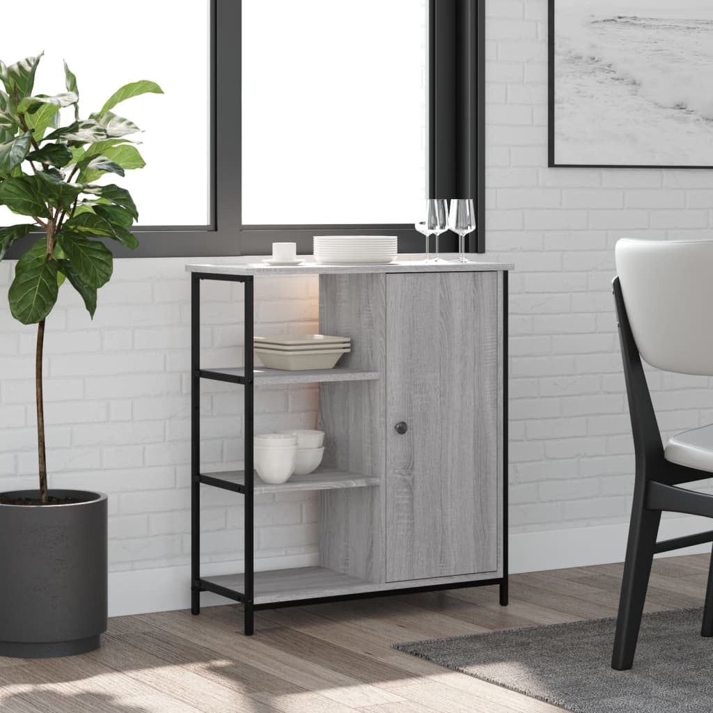 Sideboard Grey Sonoma 70x30x80 cm Engineered Wood