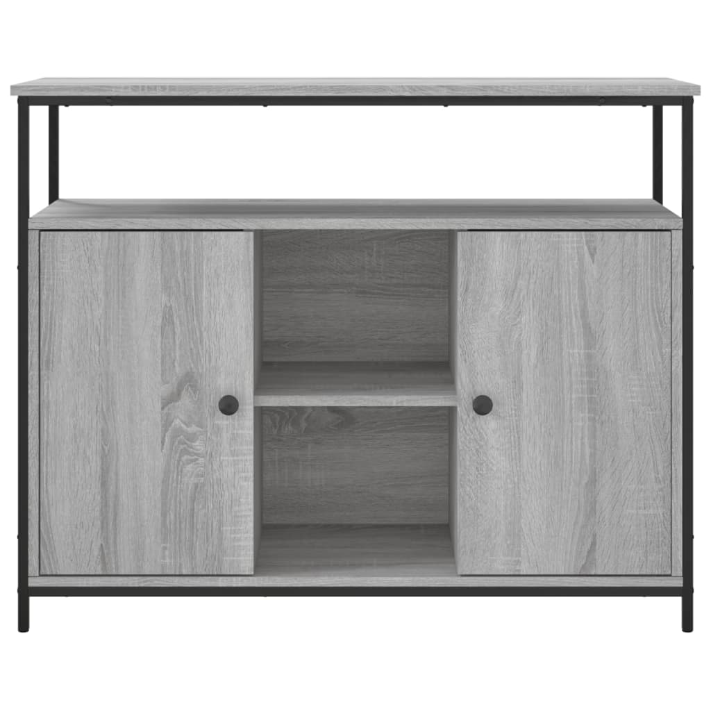 Sideboard Grey Sonoma 100x35x80 cm Engineered Wood