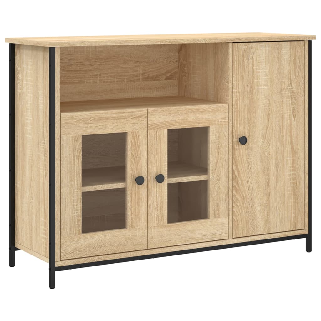 Sideboard Sonoma Oak 100x35x75 cm Engineered Wood