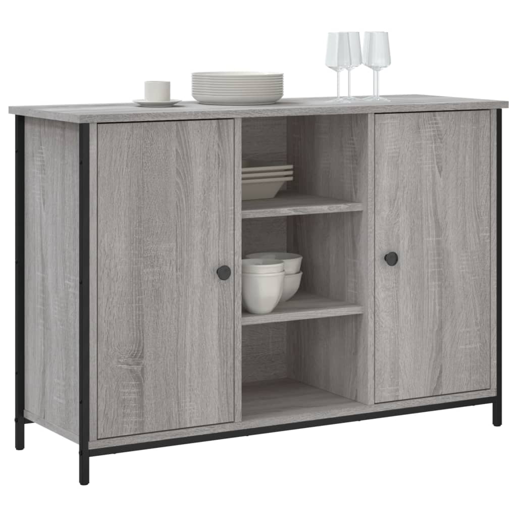 Sideboard Grey Sonoma 100x35x70 cm Engineered Wood