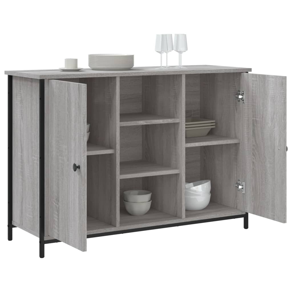 Sideboard Grey Sonoma 100x35x70 cm Engineered Wood