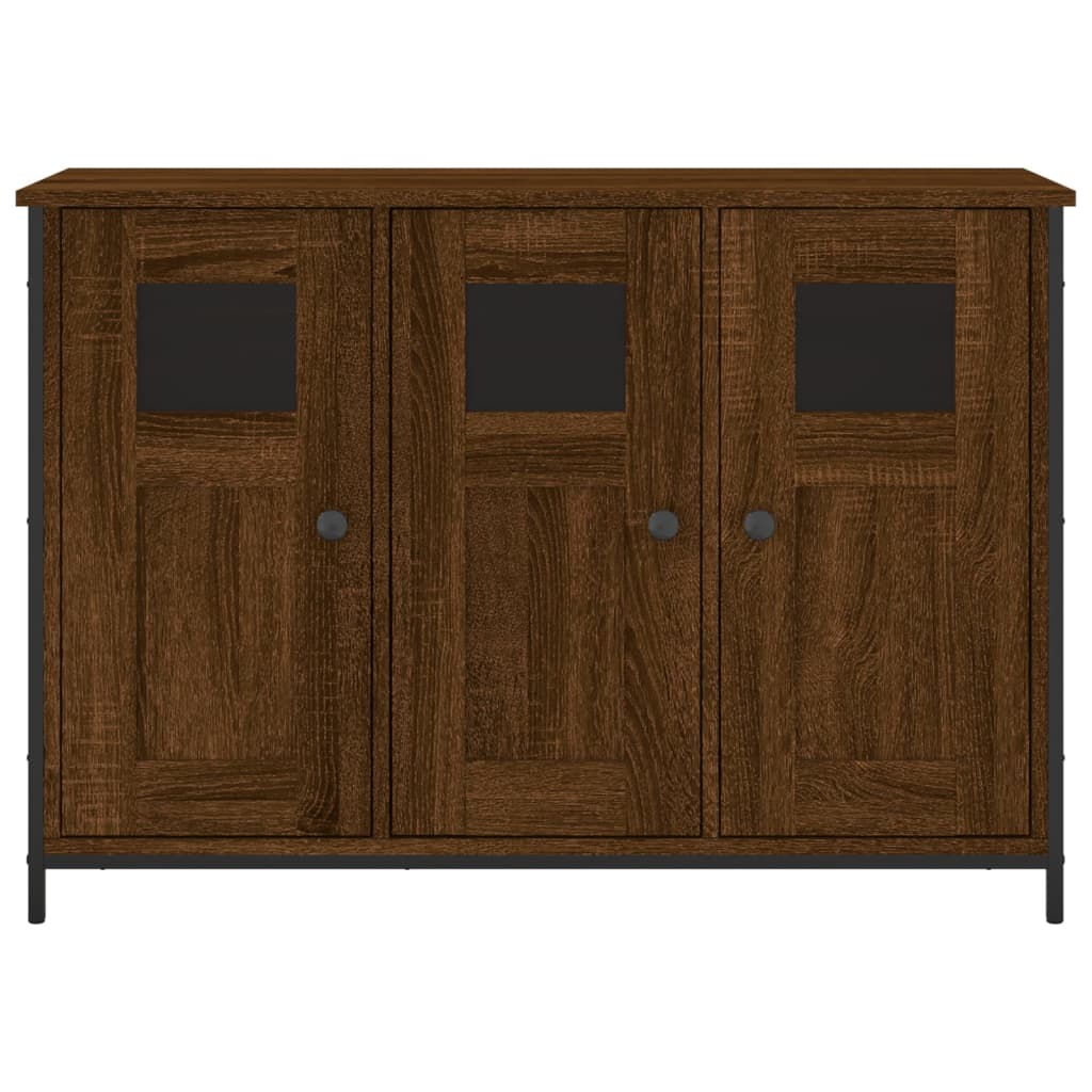Sideboard Brown Oak 100x35x70 cm Engineered Wood