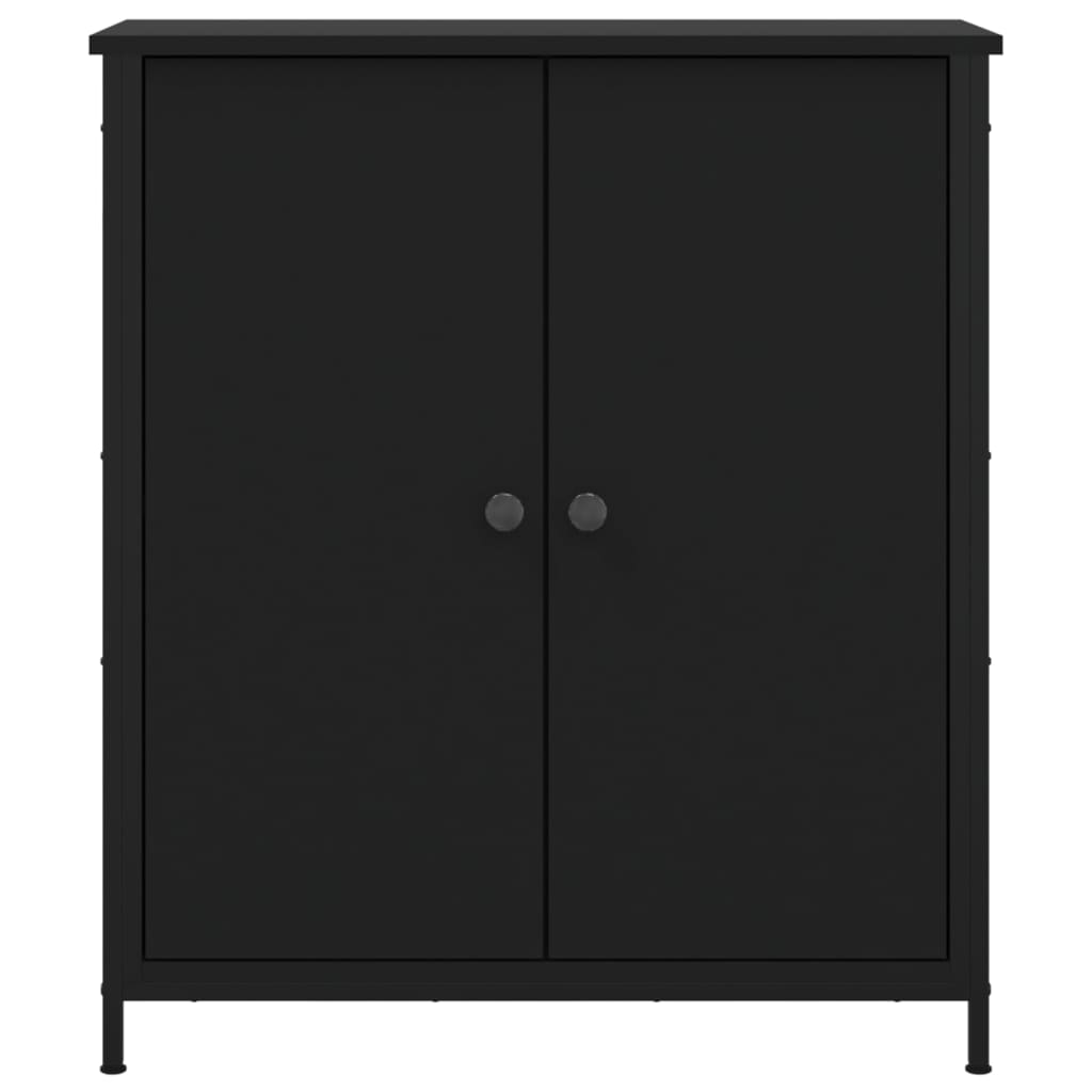 Sideboard Black 70x30x80 cm Engineered Wood