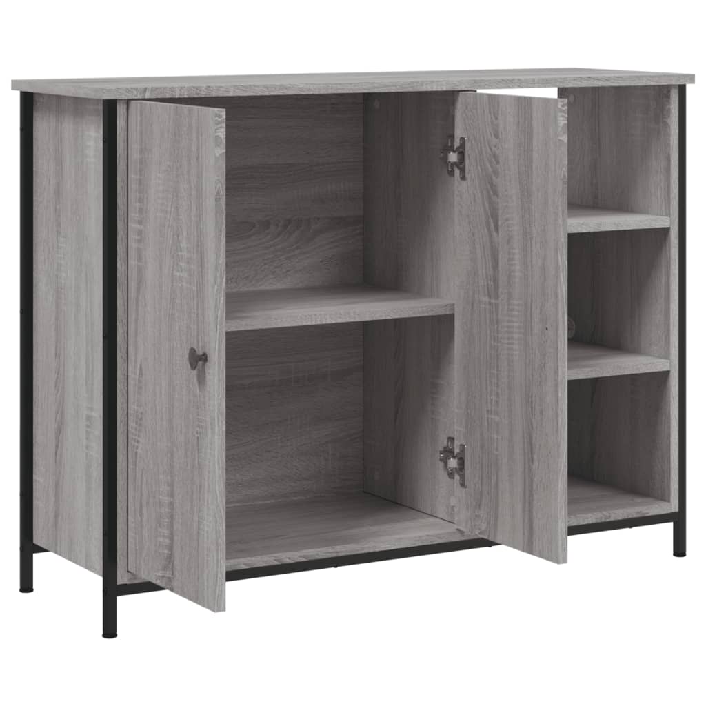 Sideboard Grey Sonoma 100x33x75 cm Engineered Wood