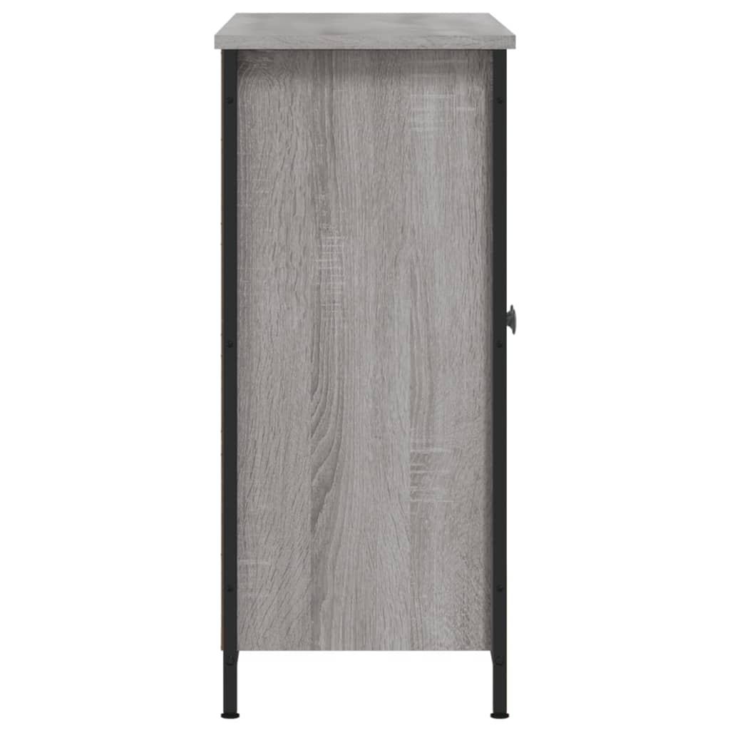 Sideboard Grey Sonoma 100x33x75 cm Engineered Wood