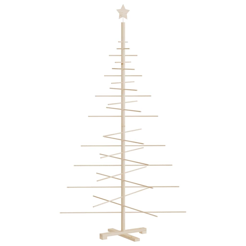 Wooden Christmas Tree for Decoration 180 cm Solid Wood Pine