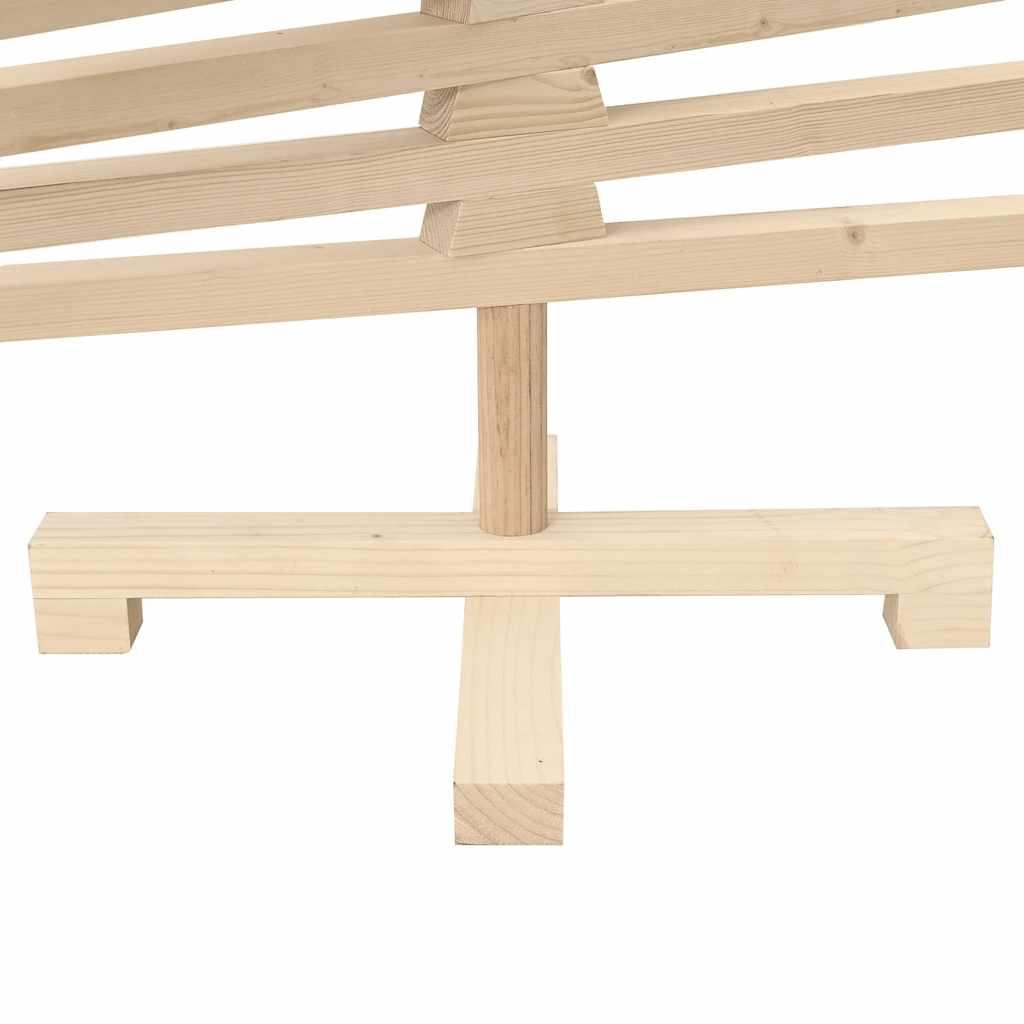 Wooden Christmas Tree for Decoration 120 cm Solid Wood Pine