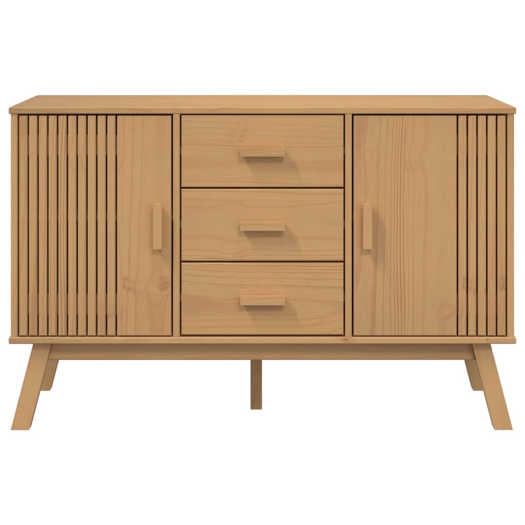 Sideboard OLDEN Brown 114x43x73.5cm Solid Wood Pine