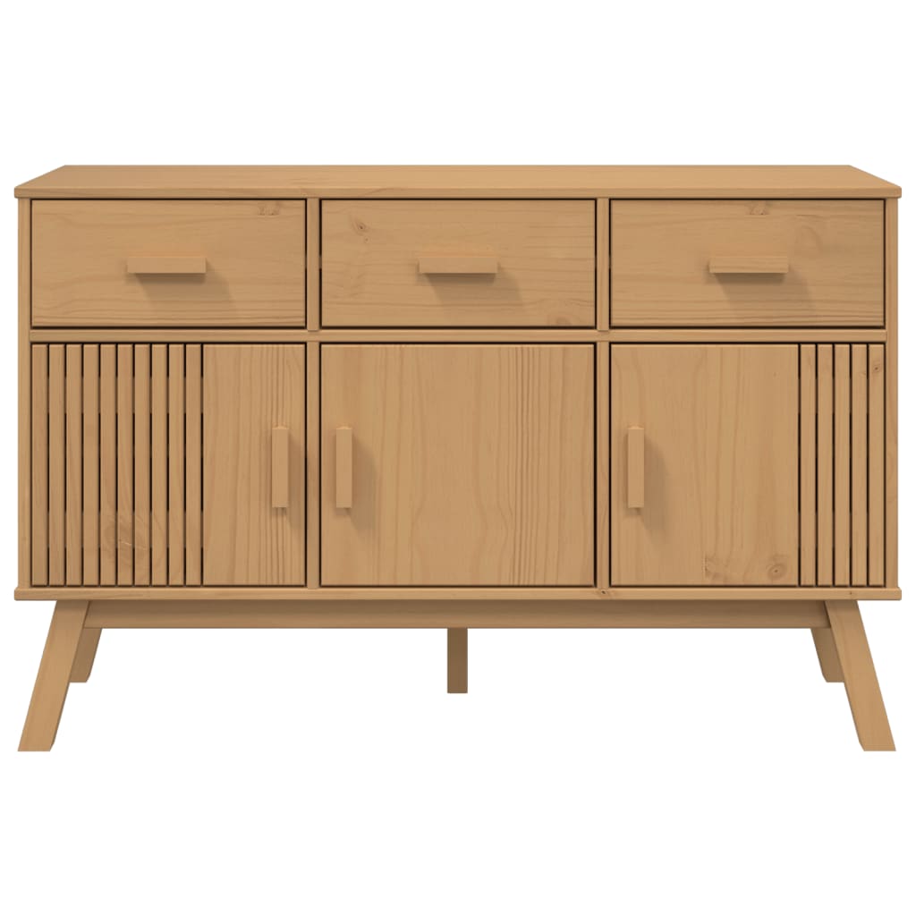 Sideboard OLDEN Brown 114x43x73.5 cm Solid Wood Pine