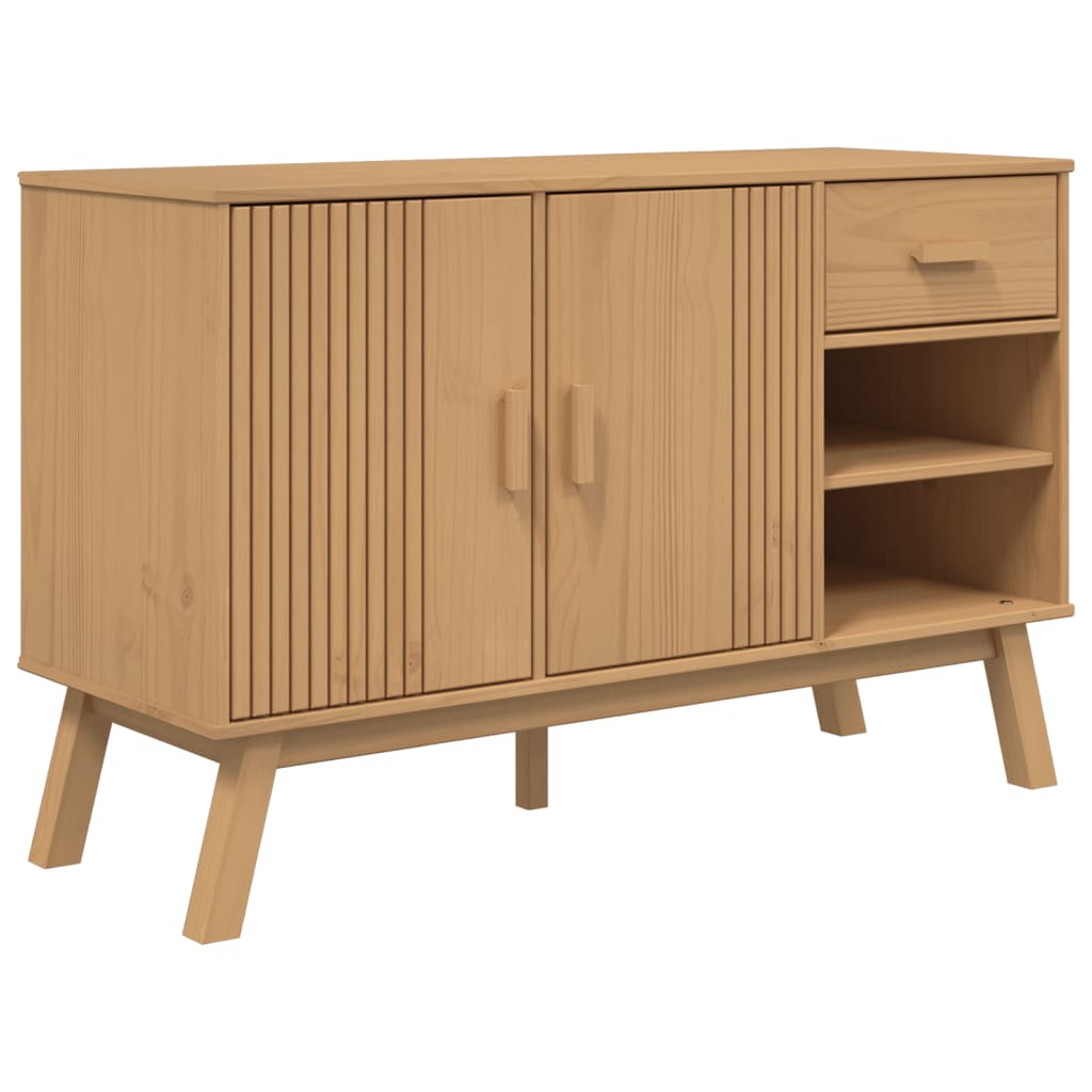 Sideboard OLDEN Brown 114x43x73.5 cm Solid Wood Pine
