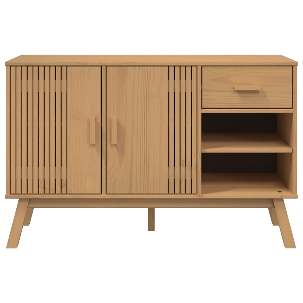 Sideboard OLDEN Brown 114x43x73.5 cm Solid Wood Pine