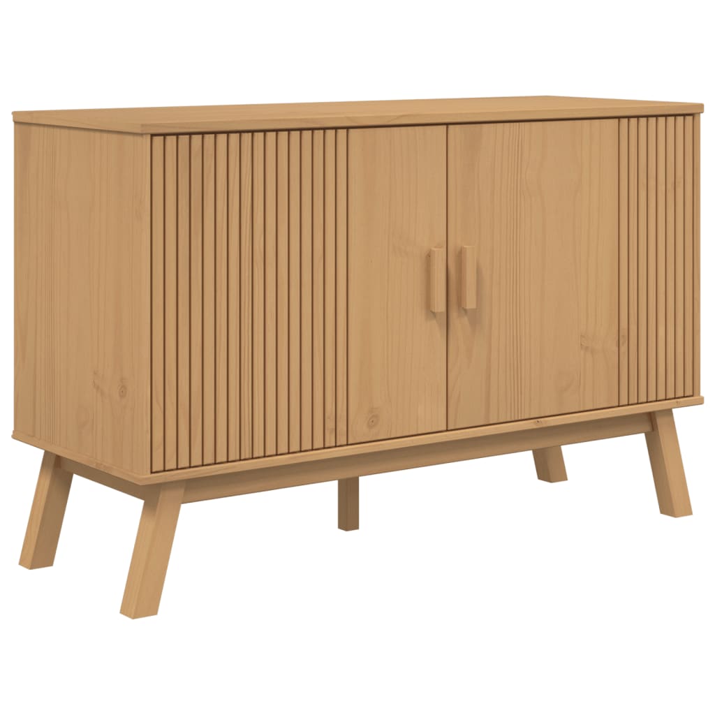 Sideboard OLDEN Brown 114x43x73.5 cm Solid Wood Pine
