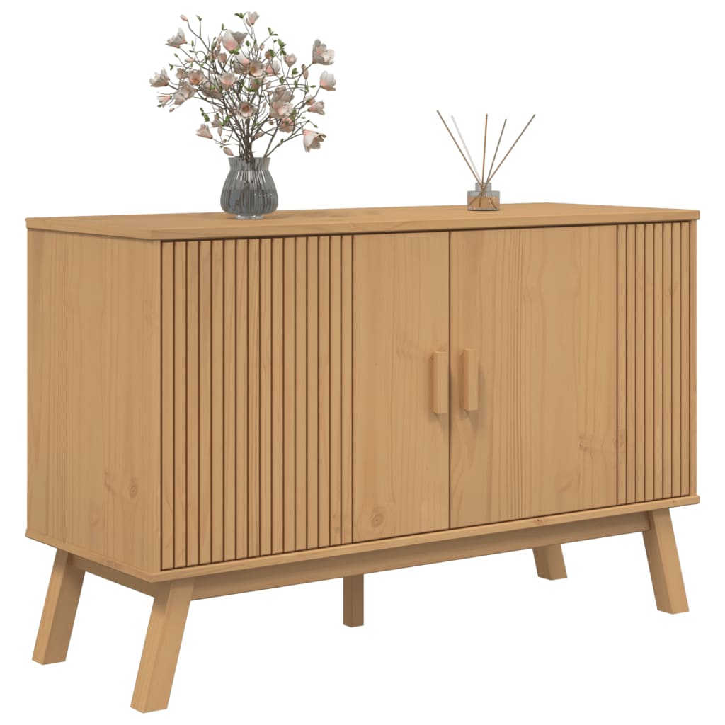 Sideboard OLDEN Brown 114x43x73.5 cm Solid Wood Pine