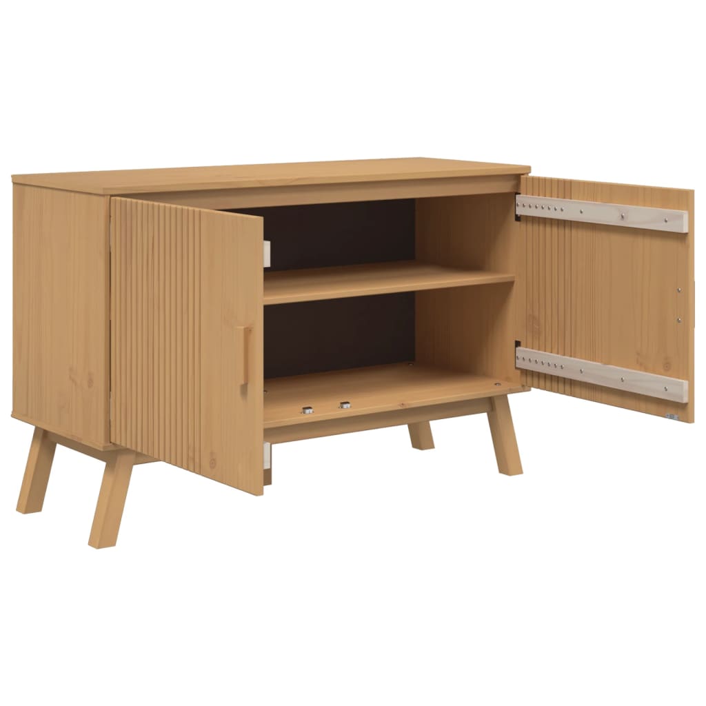 Sideboard OLDEN Brown 114x43x73.5 cm Solid Wood Pine