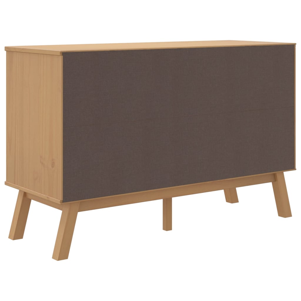 Sideboard OLDEN Brown 114x43x73.5 cm Solid Wood Pine